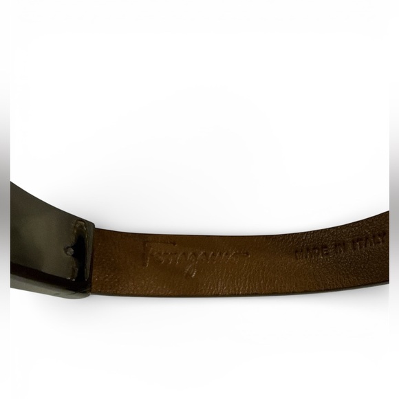 Salvatore Ferragamo Brown Men's Leather bracelet w/gunmetal hardware! NWT! NIB! - Picture 3 of 4